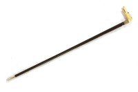 Lot 487 - An ivory and rosewood walking cane