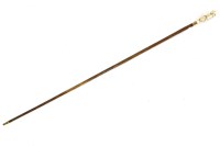 Lot 485 - A Japanese ivory handled cane