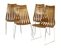 Lot 373 - A set of four ‘Scandia’ rosewood dining chairs