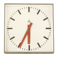 Lot 623 - A Pragoticon square wall clock