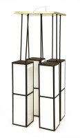 Lot 455 - A large four-light ceiling light