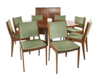 Lot 375 - A Danish rosewood dining table