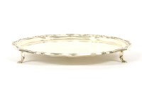 Lot 393 - A silver salver