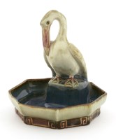 Lot 137 - A Doulton Lambeth stoneware soap dish