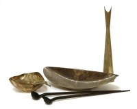 Lot 428 - A Christofle silvered metal 'Cardinal' vase