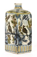 Lot 433 - A 19th Century Talavera maiolica bottle vase
