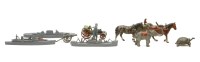 Lot 373 - A collection of lead military toys