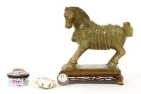 Lot 317 - A late 18 to early 19th Century white metal patch box