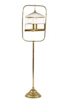 Lot 469 - A brass bird cage