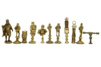 Lot 331 - Victorian brass pipe tampers