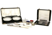 Lot 322 - Victorian silver plated and ivory fish servers