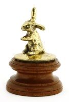 Lot 243 - A cast car mascot