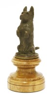 Lot 245 - An Asprey cast bronze car mascot
