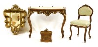 Lot 551 - A Louis XVI style walnut gilt bonheur de jour
