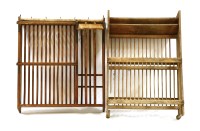 Lot 453 - Two plate racks