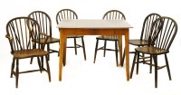 Lot 409 - A formica top kitchen table