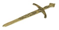 Lot 108 - An Iona silver paperknife