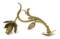 Lot 69 - An Arts and Crafts copper and brass wall light