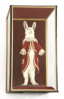 Lot 246 - A DRESSED WHITE RABBIT