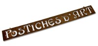 Lot 397 - FRENCH 'POSTICHES D'ART' SIGN