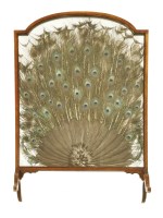Lot 72 - A PEACOCK FEATHER SPRAY