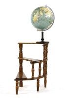 Lot 381 - A Philips standard globe on ebonised swivel base
