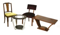 Lot 386 - Two Art Deco tables