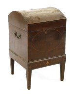 Lot 401A - A Regency mahogany and inlaid cellerette