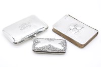 Lot 140 - A George V silver purse