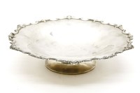 Lot 127 - A Mappin and Webb hallmarked silver tazza