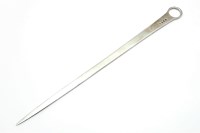 Lot 139 - A George III silver meat skewer