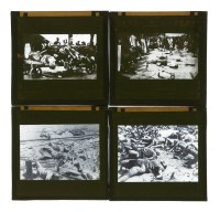 Lot 203 - Square glass magic lantern slides