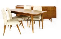 Lot 369 - A maple dining room suite