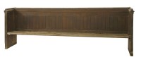 Lot 485 - An oak pew
