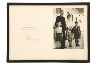 Lot 140A - A Royal Christmas card