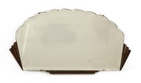 Lot 253 - An Art Deco bevelled glass mirror