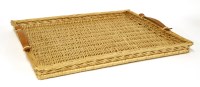 Lot 460 - An Hermès wicker tray