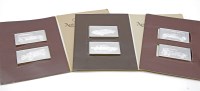 Lot 122 - A collection of Franklin Mint silver ingots