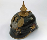 Lot 131 - A PRUSSIAN PICKELHAUBE HELMET