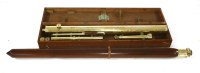Lot 404 - AN ASTRONOMICAL BRASS TELESCOPE