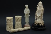 Lot 150A - A collection of late 19th Century Chinese carvings