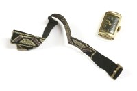 Lot 64 - A Swiss gold Art Deco mechanical watch head