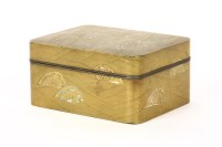 Lot 165 - A Japanese gold fundame lacquer kobako