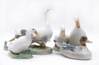 Lot 148 - A Royal Copenhagen figure of two geese