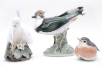 Lot 150 - A Royal Copenhagen figure of two birds