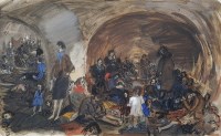 Lot 11A - Anthony Gross RA (1905-1984)
SOUTHWARK TUNNEL OCT 1945
Signed