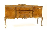 Lot 445 - A walnut Epstein Queen Anne style sideboard