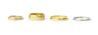 Lot 4 - A 22ct wedding ring