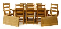 Lot 584 - An oak kitchen table