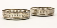 Lot 141 - A pair of coasters